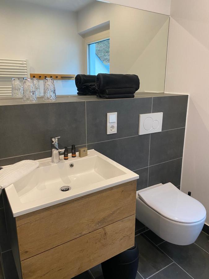 Ferienhaus Auszeit Apartment บัดแบร์ทริช ภายนอก รูปภาพ